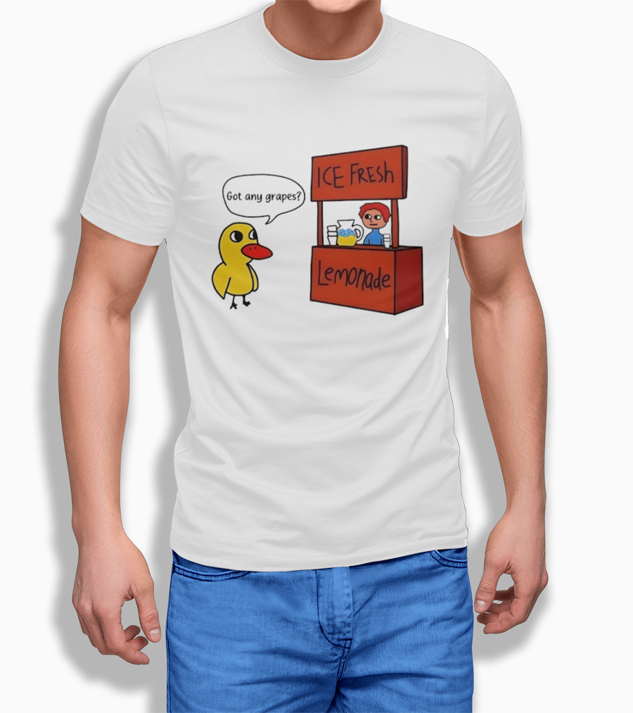 Got Any Grapes Duck Ice Fresh Lemonade Stand T-Shirt