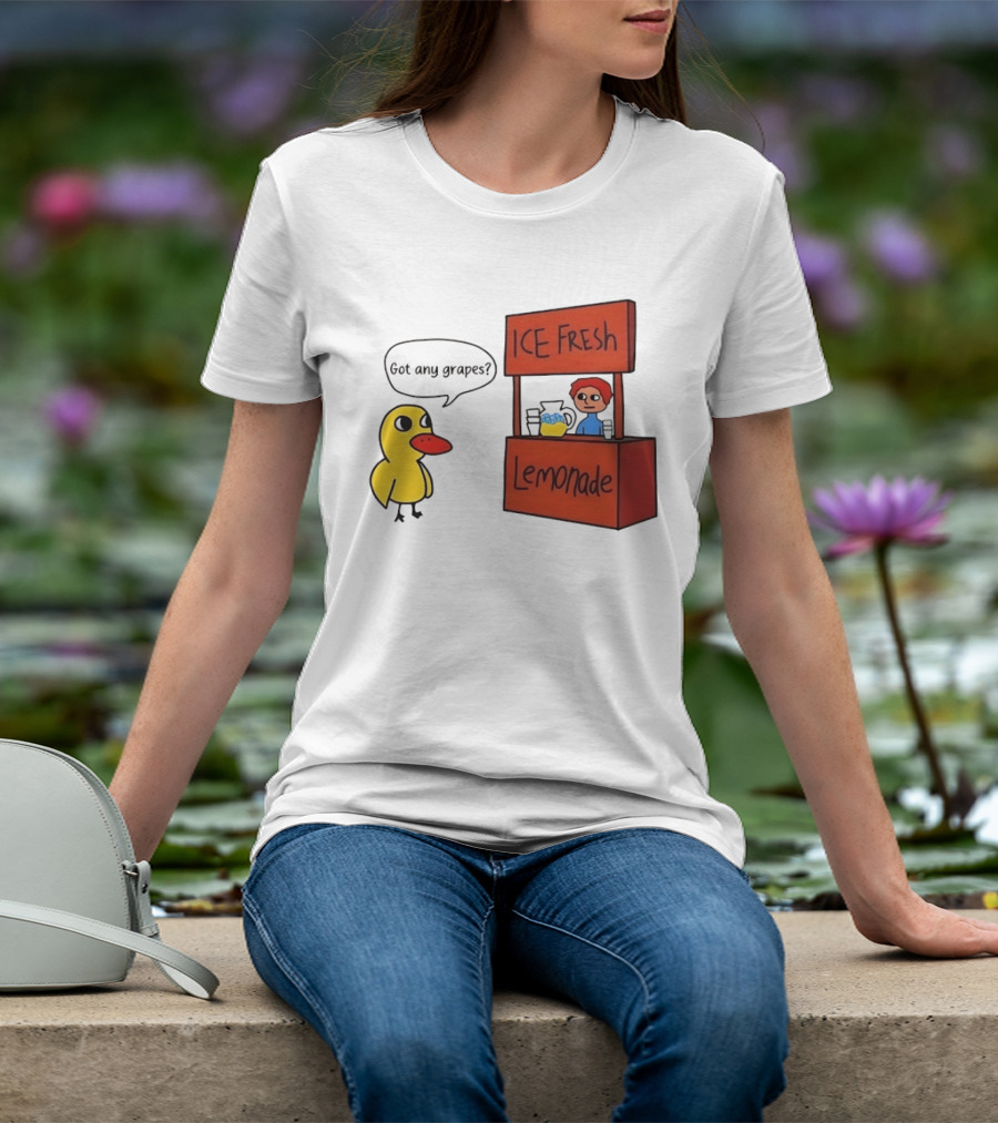 Got Any Grapes Duck Ice Fresh Lemonade Stand T-Shirt