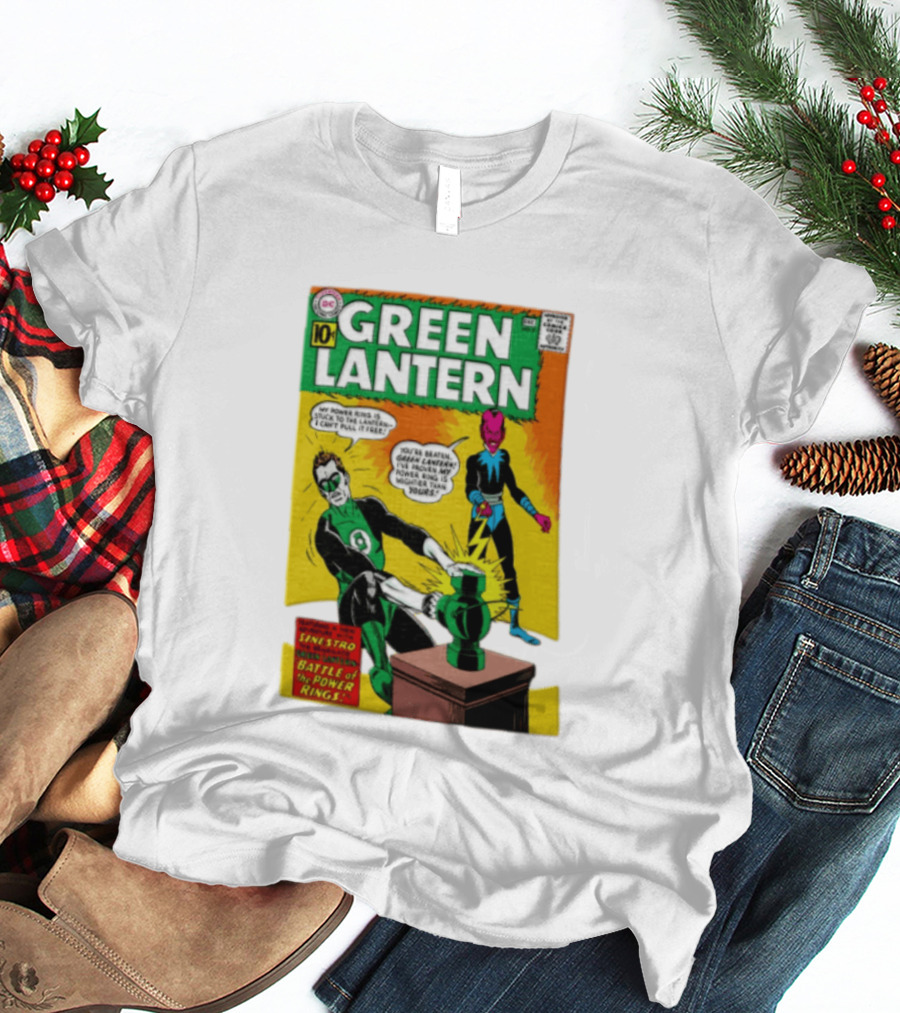 Green Lantern Sinestro Battle Of The Power Rings Comic Cover DC Comics T-Shirt