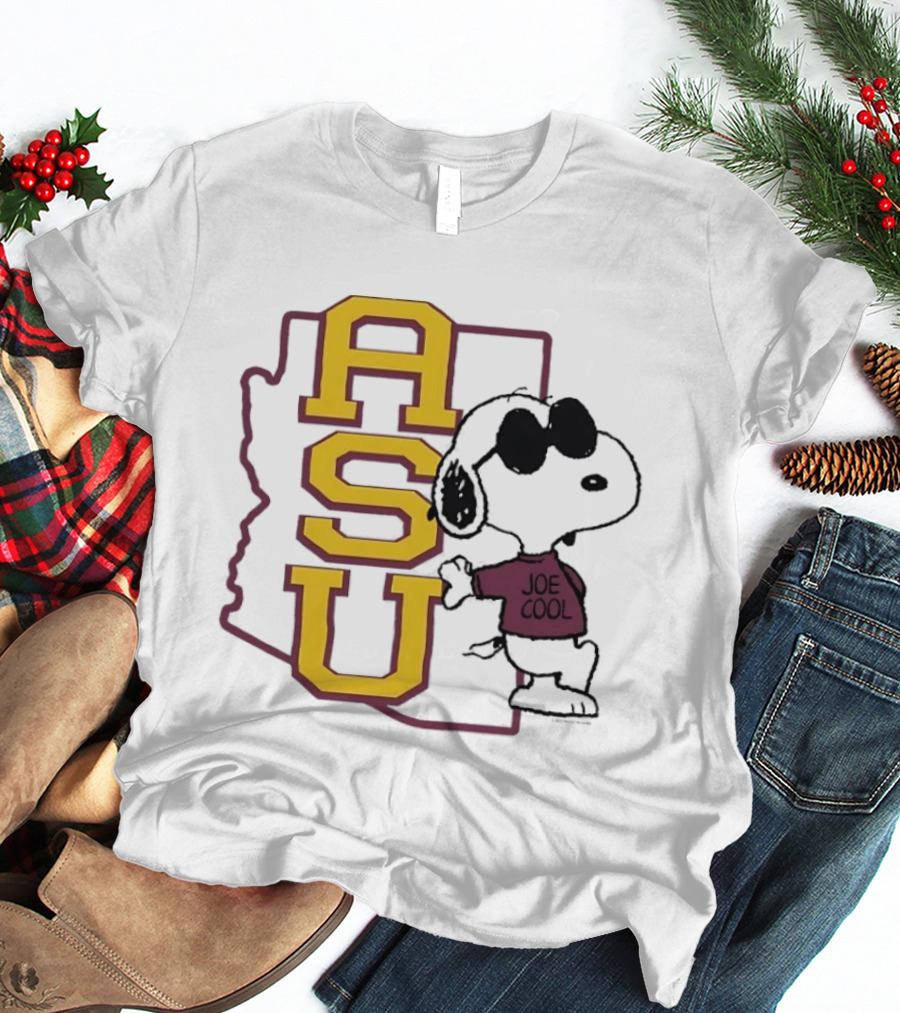 ASU Joe Cool Snoopy Arizona State University T-Shirt