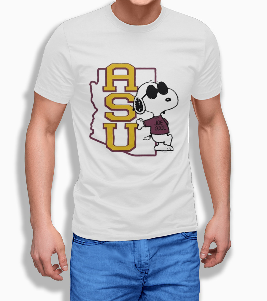 ASU Joe Cool Snoopy Arizona State University T-Shirt