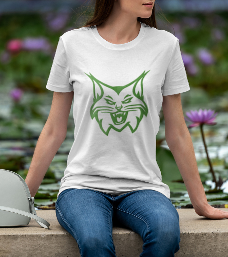 Kentucky Wildcats NCAA Green Snarling Cat Head T-Shirt