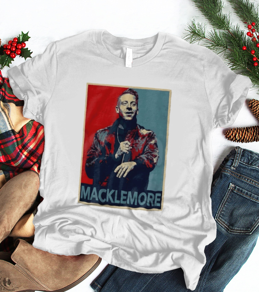 Macklemore Music Icon Red Blue T-Shirt