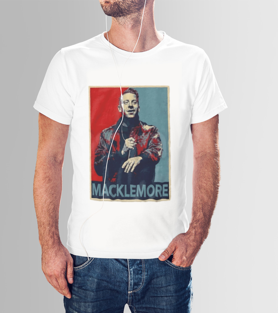 Macklemore Music Icon Red Blue T-Shirt
