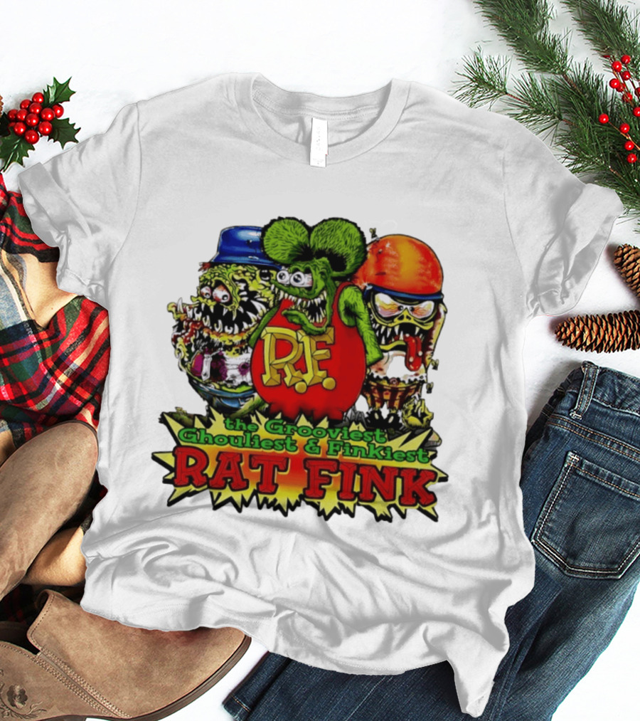 Grooviest Ghouliest Finkiest Rat Fink R.F. T-Shirt