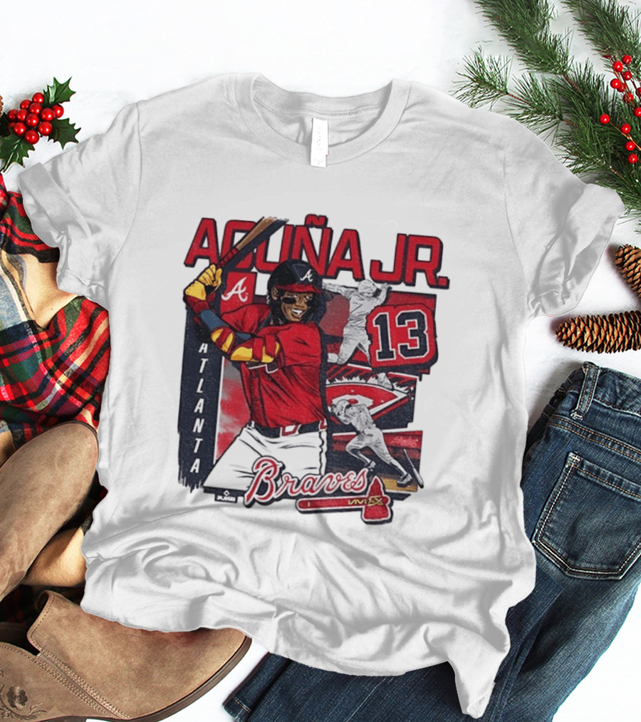 Acuña Jr. Atlanta Braves 13 Baseball Player MLB T-Shirt