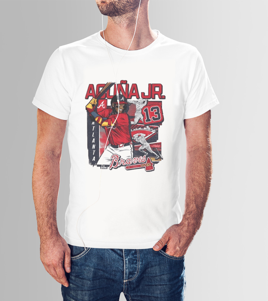 Acuña Jr. Atlanta Braves 13 Baseball Player MLB T-Shirt