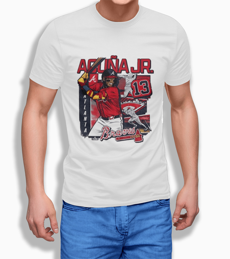Acuña Jr. Atlanta Braves 13 Baseball Player MLB T-Shirt