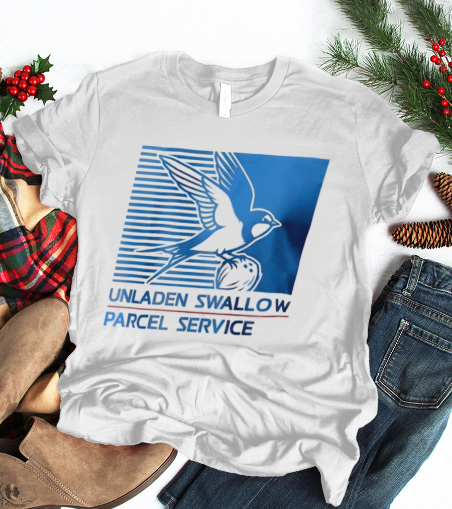 Unladen Swallow Parcel Service Monty Python T-Shirt