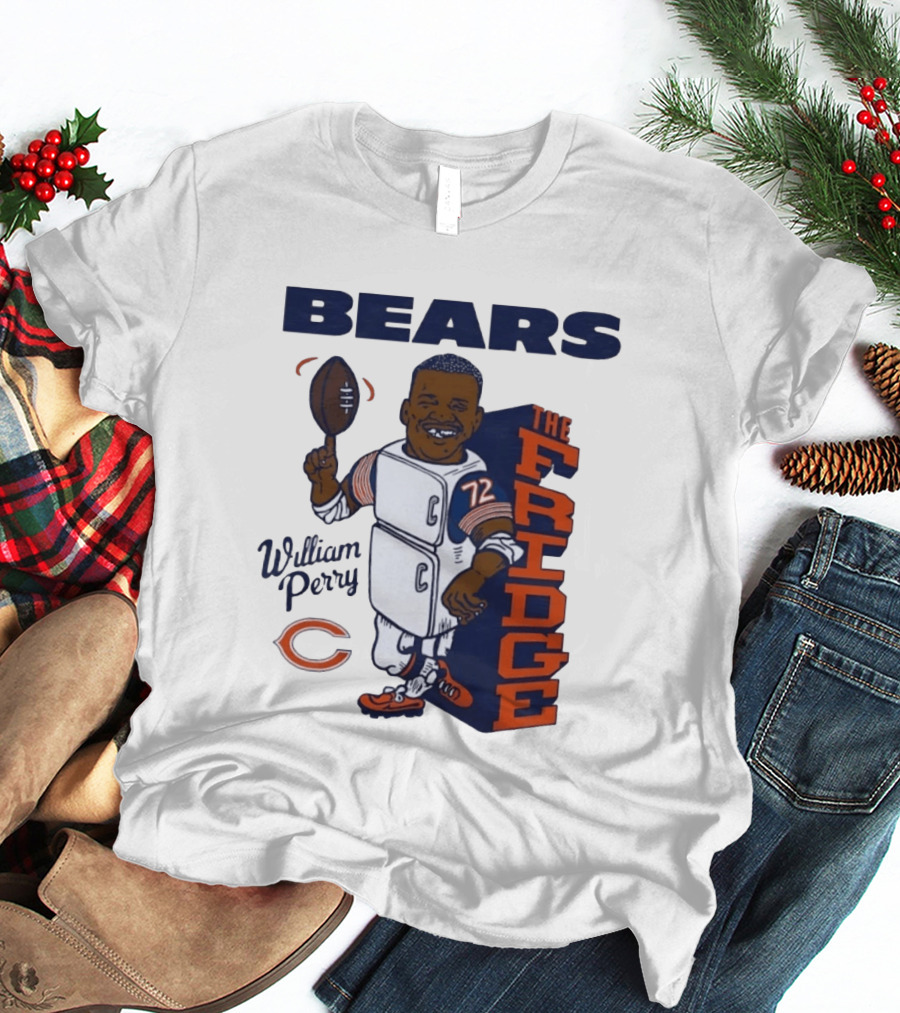 Chicago Bears William Perry The Fridge 72 Football T-Shirt