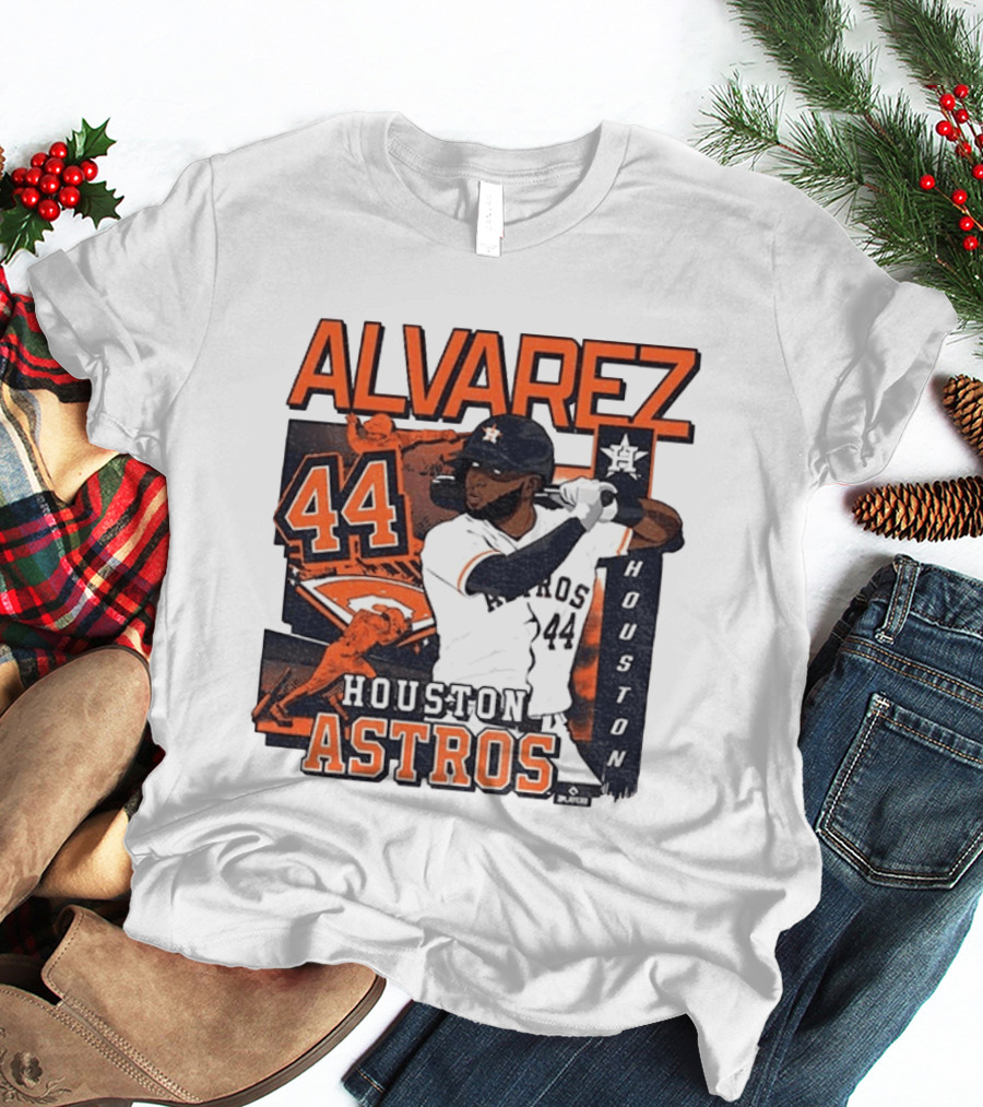Yordan Alvarez 44 Houston Astros Player Edition MLB T-Shirt