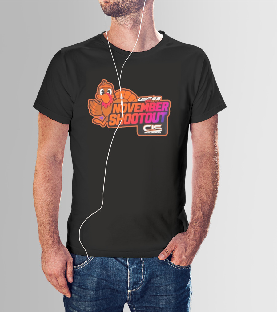 USSSA Iowa November Shootout CIS Central Iowa Sports Turkey 2026 T-Shirt