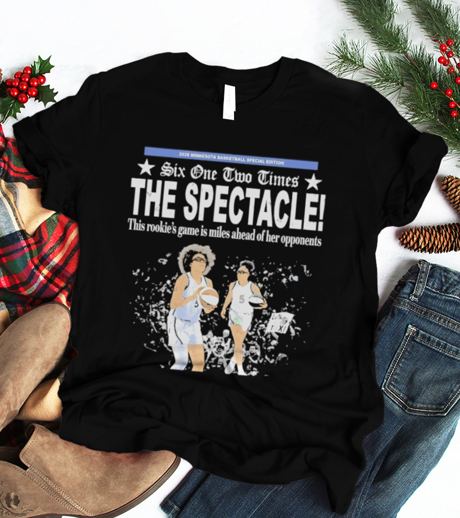 2026 Minnesota Basketball Special Edition Six One Two Times The Spectacle Rookie Game T-Shirt