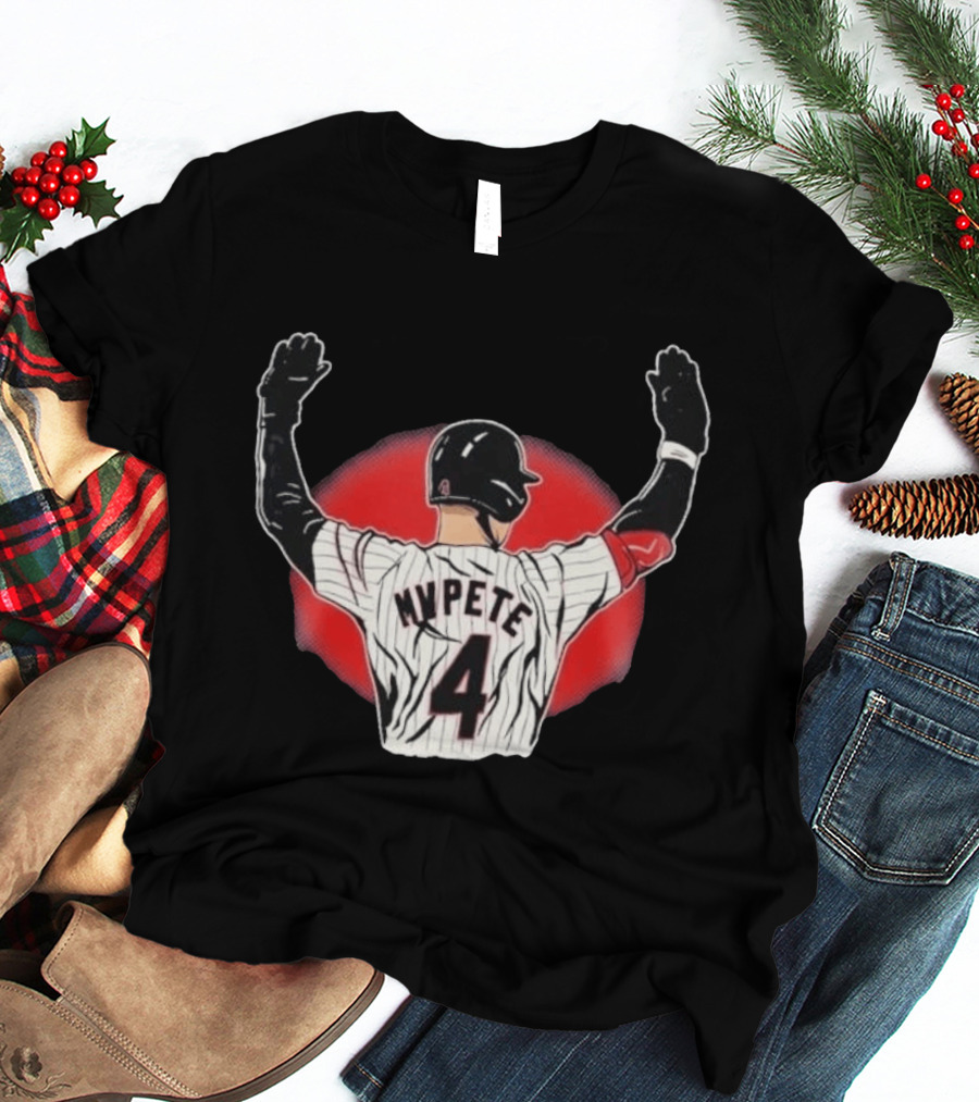 Mvpete 4 Pete Crow Armstrong Baseball Celebration T-Shirt