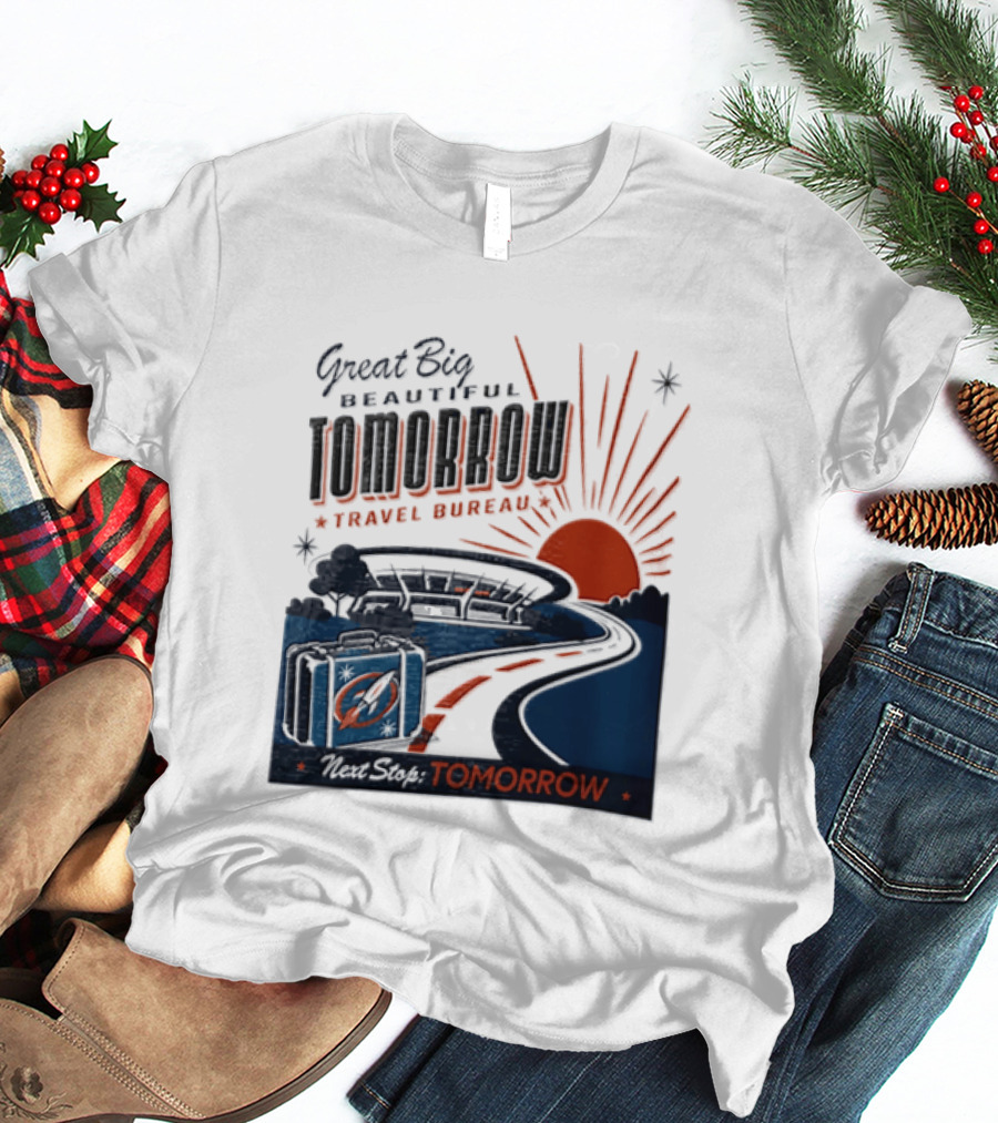 Great Big Beautiful Tomorrow Travel Bureau Tomorrow Carousel T-Shirt