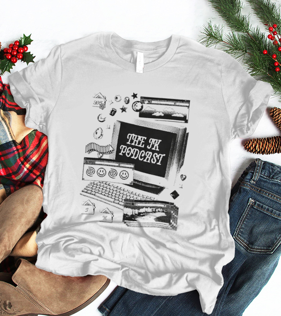 The JK Podcast 305 Computer Y2K Nostalgia Vintage Tech T-Shirt
