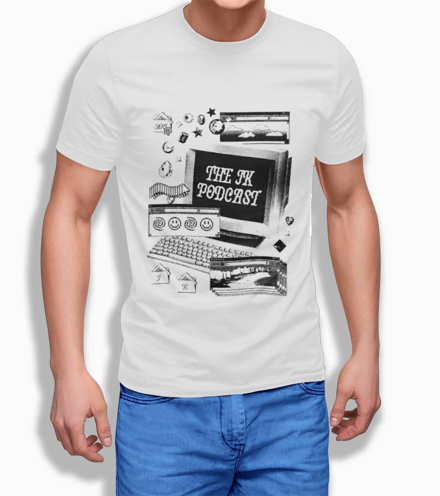 The JK Podcast 305 Computer Y2K Nostalgia Vintage Tech T-Shirt