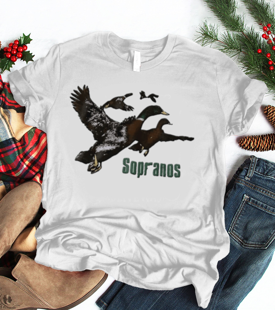 Sopranos Ducks Flying Scene Iconic TV Show Moment T-Shirt