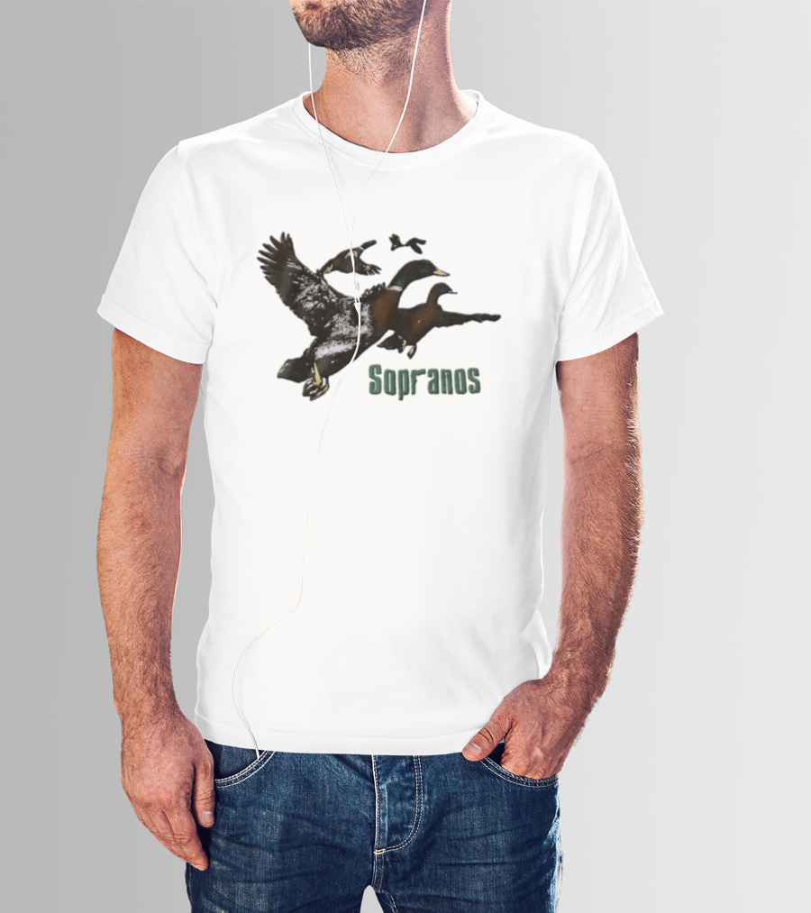 Sopranos Ducks Flying Scene Iconic TV Show Moment T-Shirt