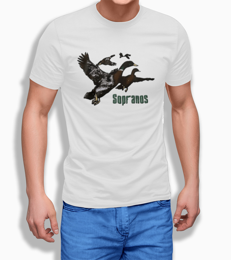 Sopranos Ducks Flying Scene Iconic TV Show Moment T-Shirt