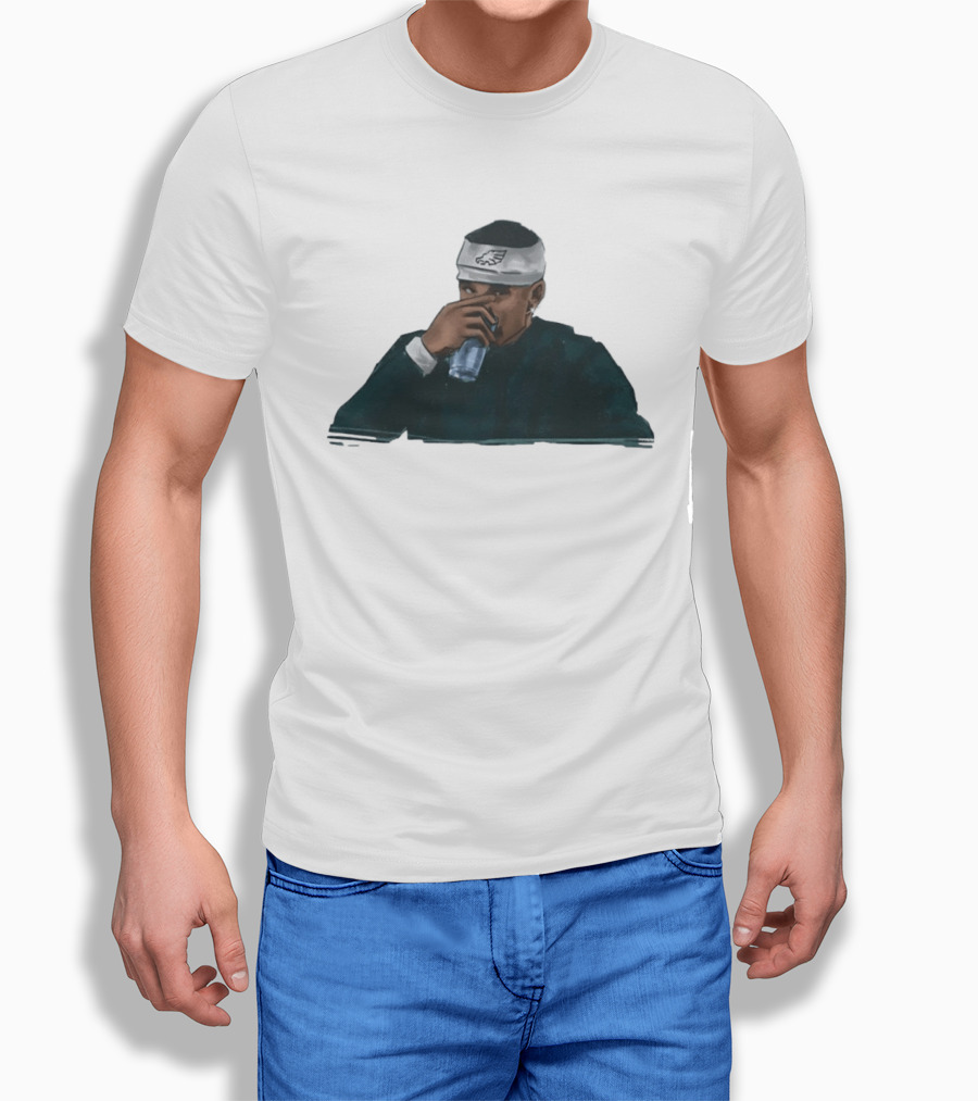 Philadelphia Eagles Jalen Hurts Hydration Headband T-Shirt