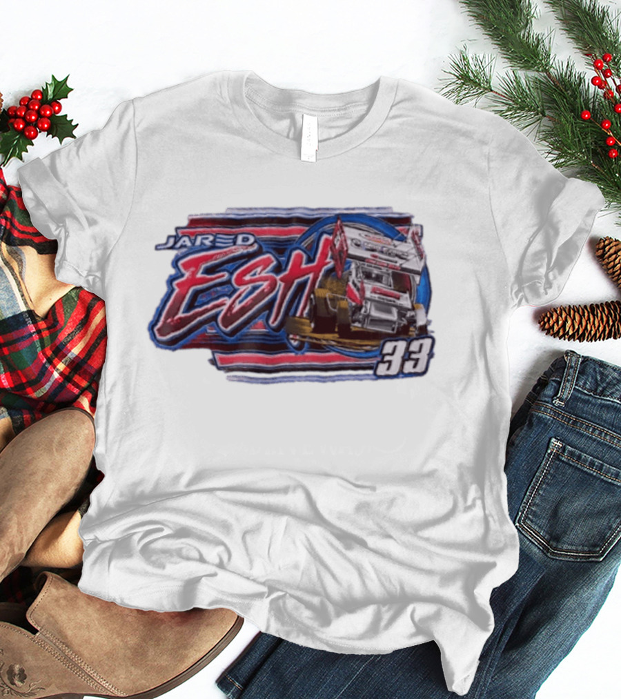Jared Esh 33 Sprint Car Racing Ezra's Point Competition T-Shirt
