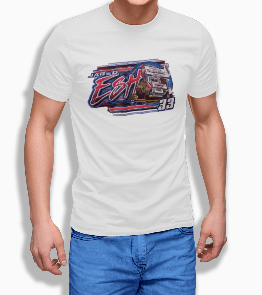 Jared Esh 33 Sprint Car Racing Ezra's Point Competition T-Shirt