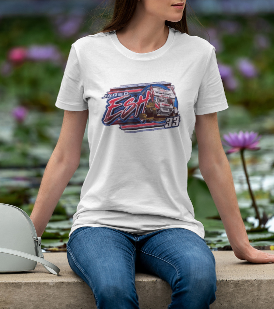 Jared Esh 33 Sprint Car Racing Ezra's Point Competition T-Shirt