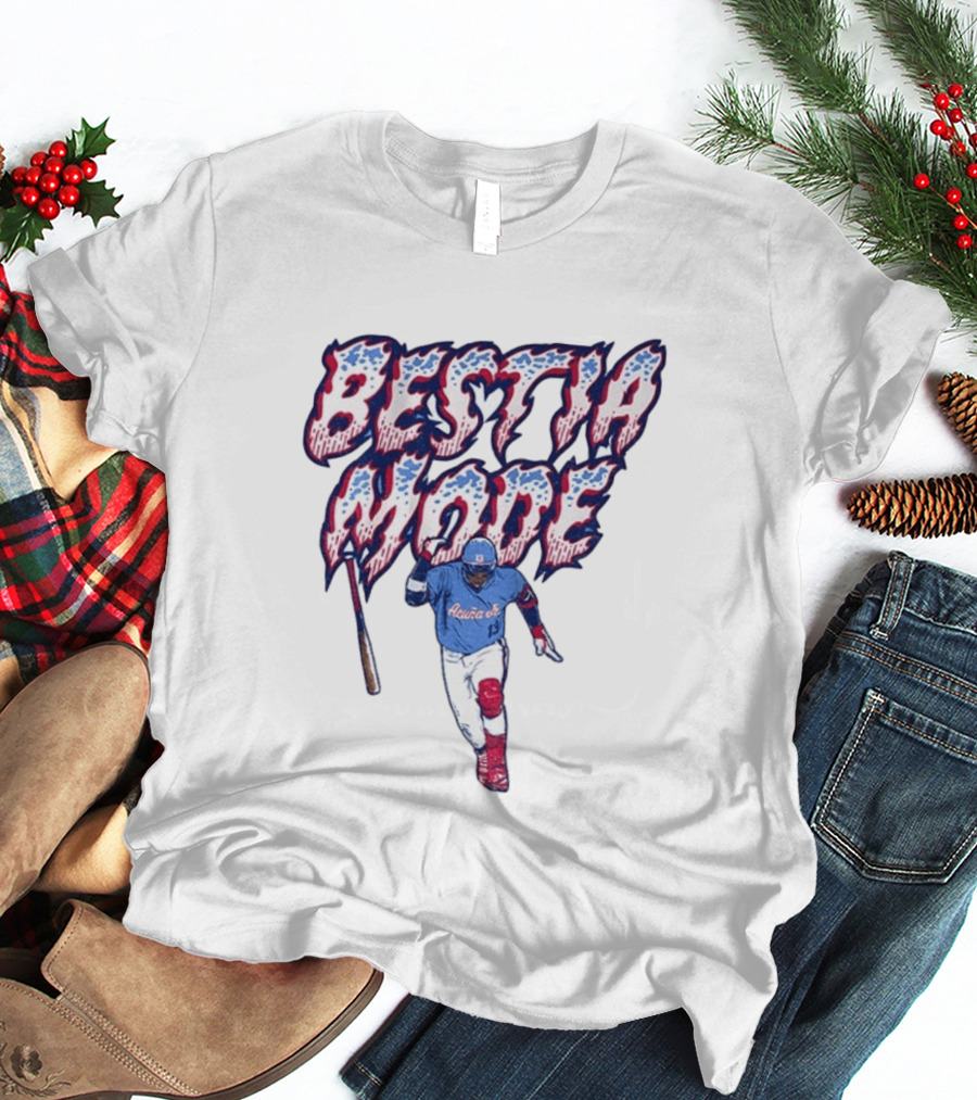 Ronald Acuña Jr Bestia Mode Baseball Atlanta Braves T-Shirt
