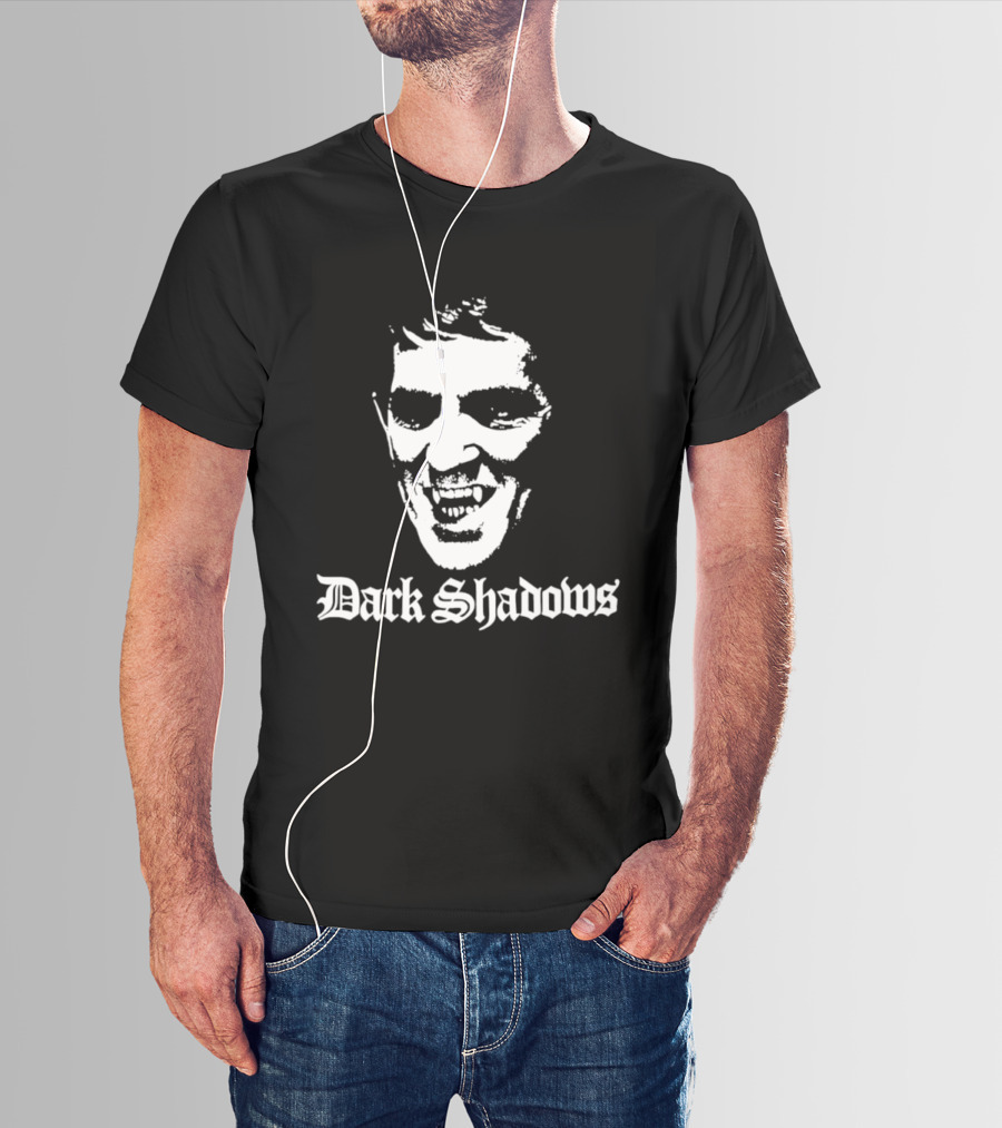 Dark Shadows Barnabas Collins Vampire Face Iconic Series T-Shirt