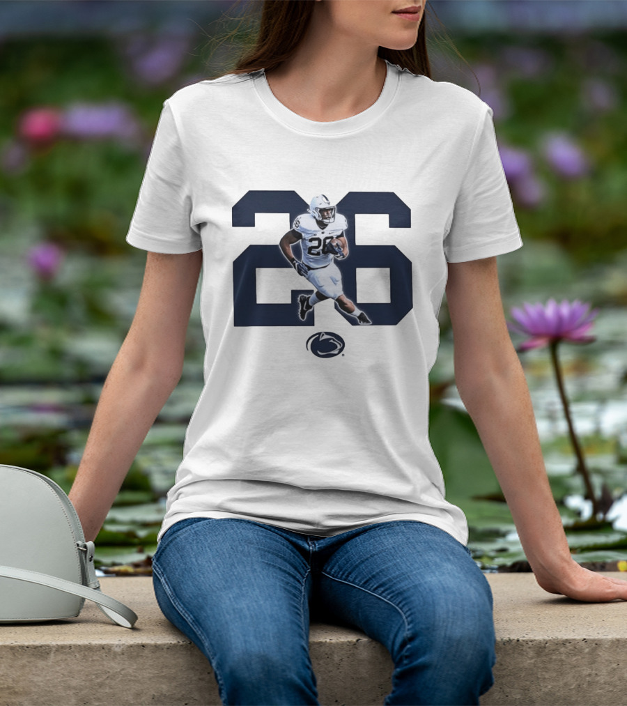 Penn State Nittany Lions Saquon Barkley Number 26 Football Player T-Shirt