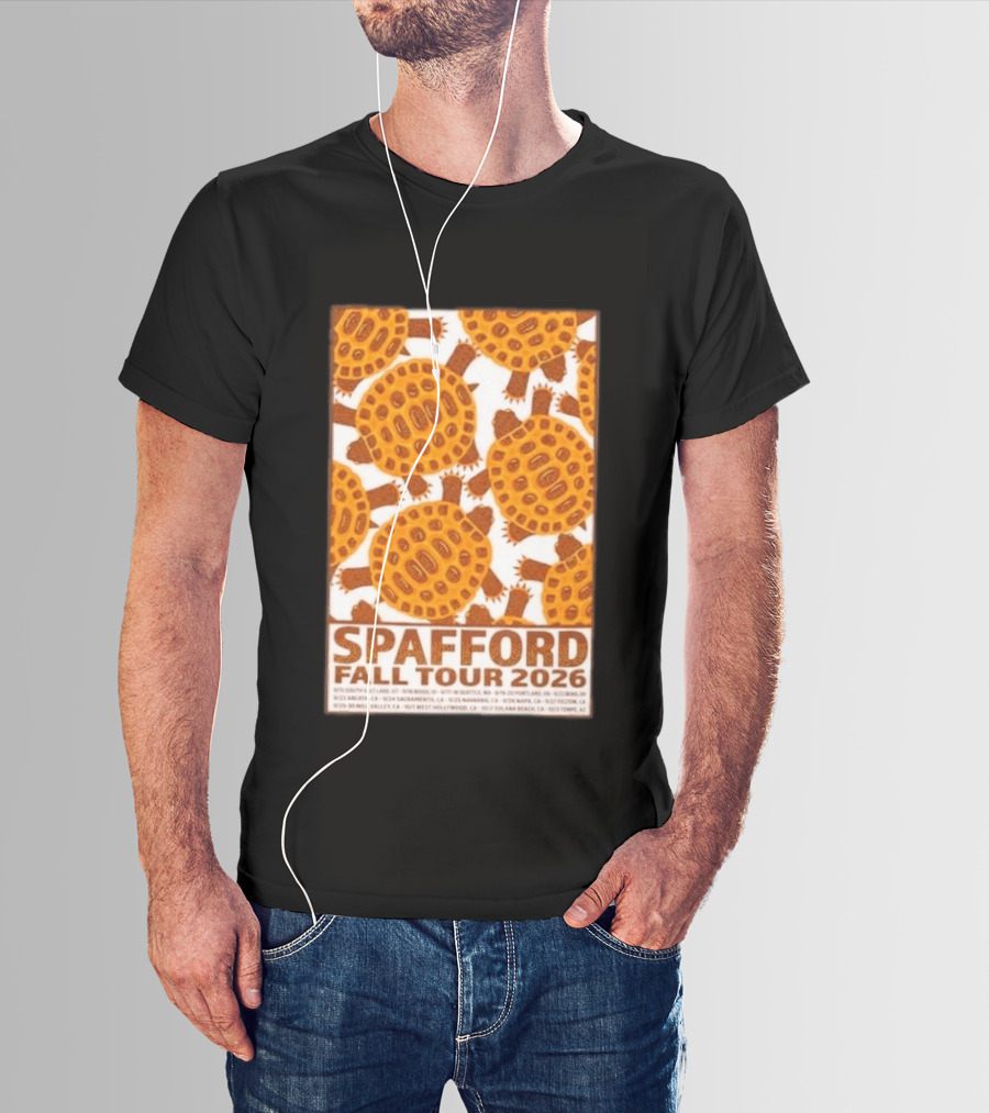 Spafford Fall Tour 2026 Turtles And Tour Dates T-Shirt