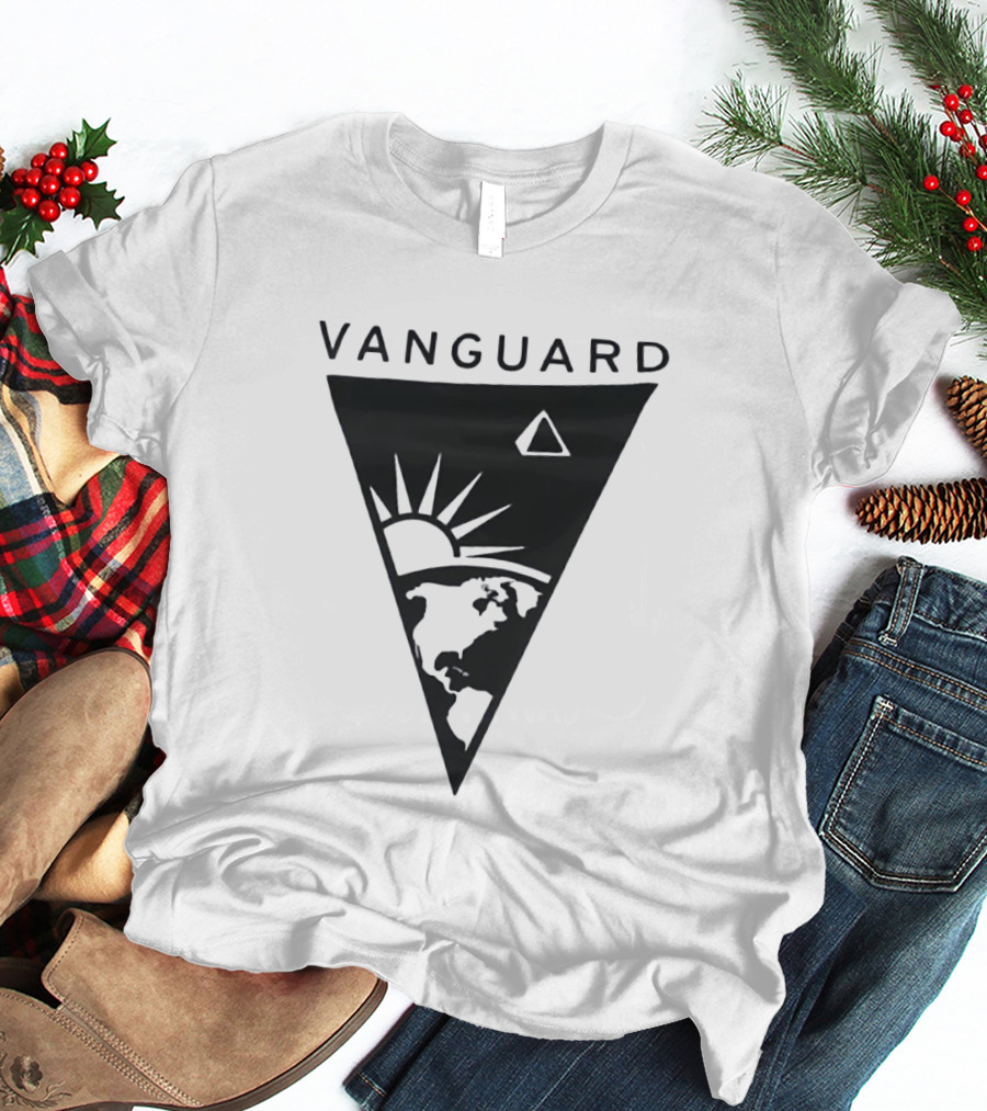 Vanguard Earth Sun Triangle Minimalist Earth Sun T-Shirt