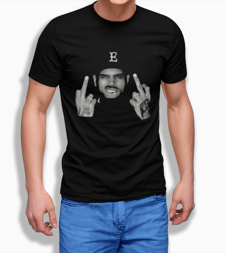 Usher Chris Brown Tour Middle Finger Gesture T-Shirt