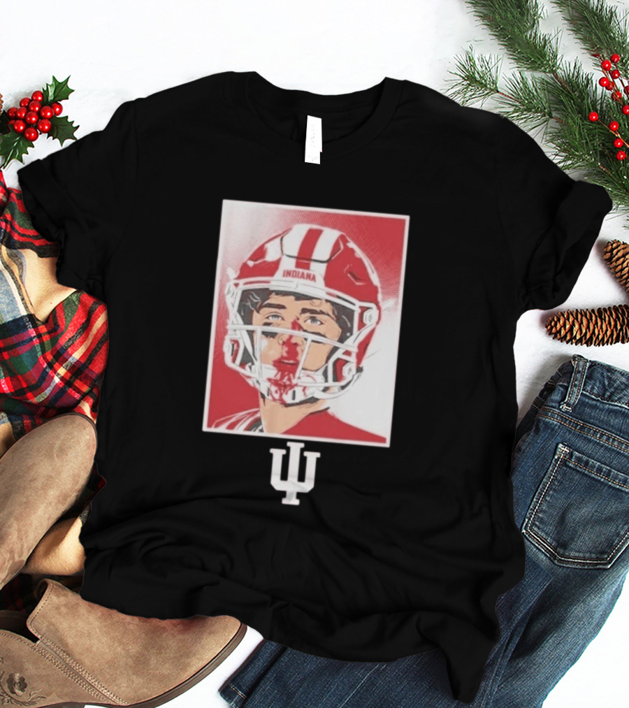Josh Hoover Indiana Hoosiers Football Bloody Face T-Shirt