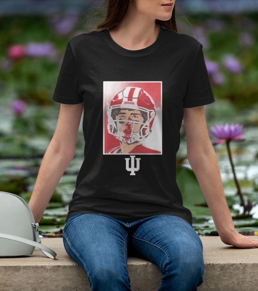 Josh Hoover Indiana Hoosiers Football Bloody Face T-Shirt