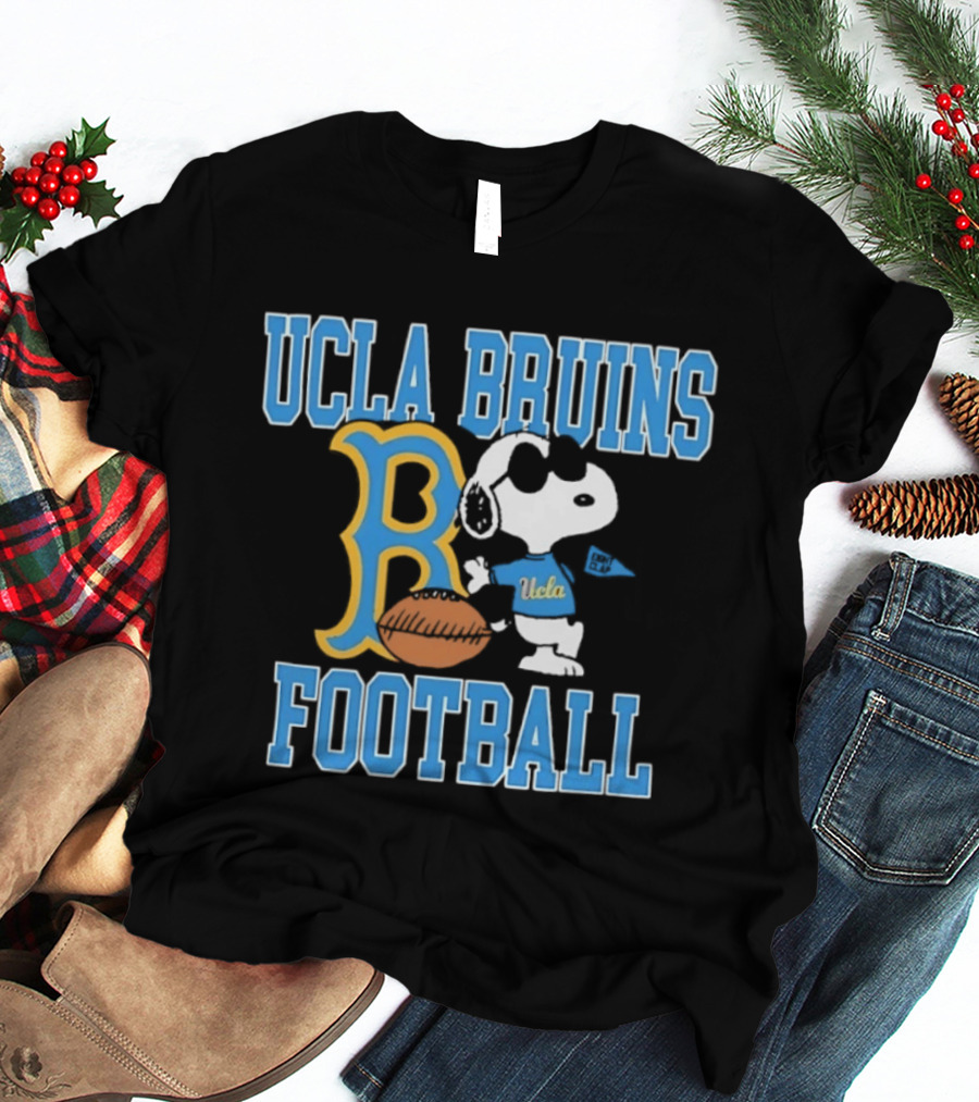 UCLA Bruins Football Snoopy Peanuts Eight Clap T-Shirt