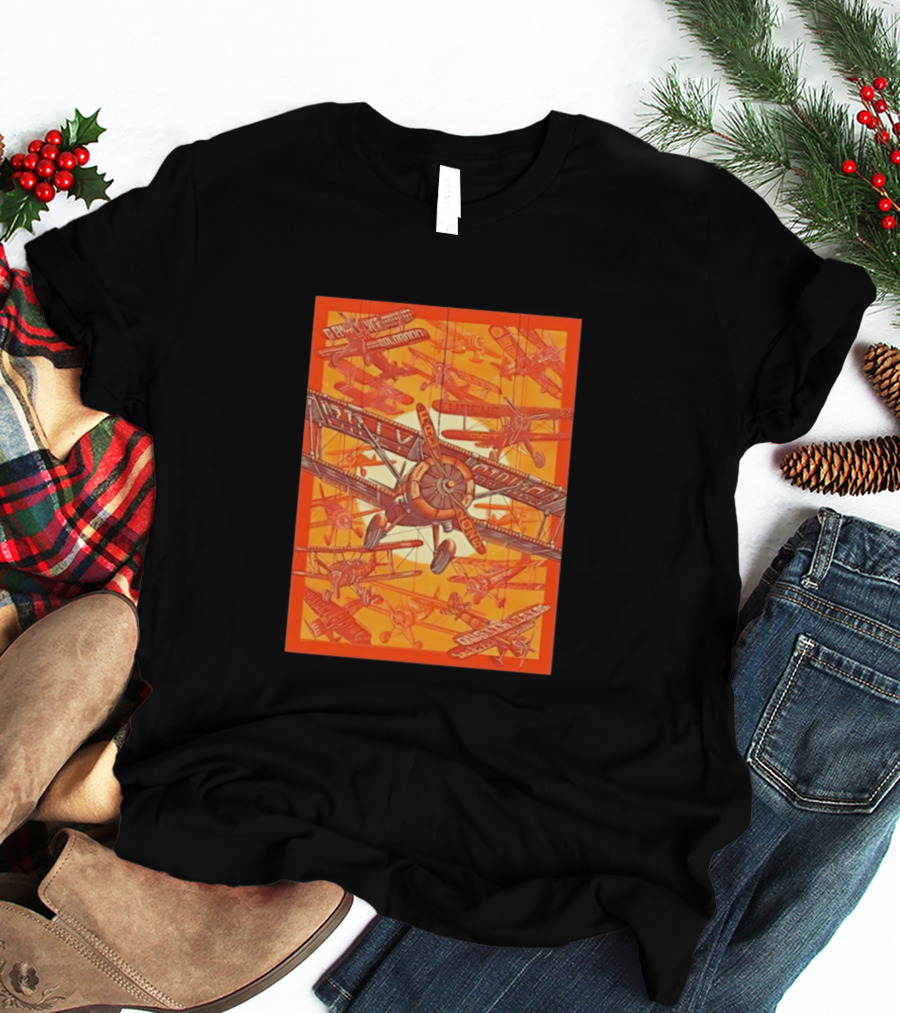 Biplane Airshow Eugene And Austin Adventure T-Shirt