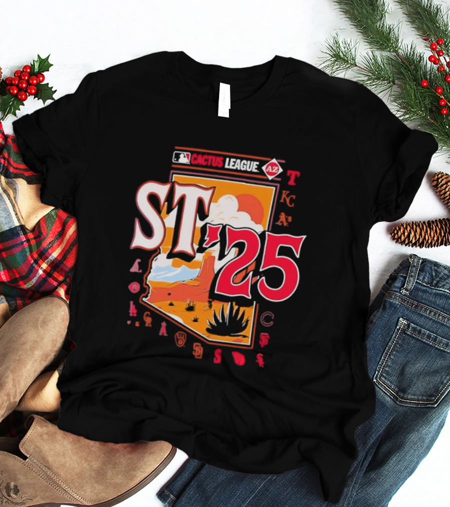Cactus League 2025 Arizona Spring Training MLB AZ ST'25 T-Shirt