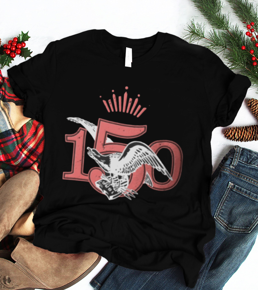 Texas A And M University 150th Anniversary 1876 Eagle Crown T-Shirt