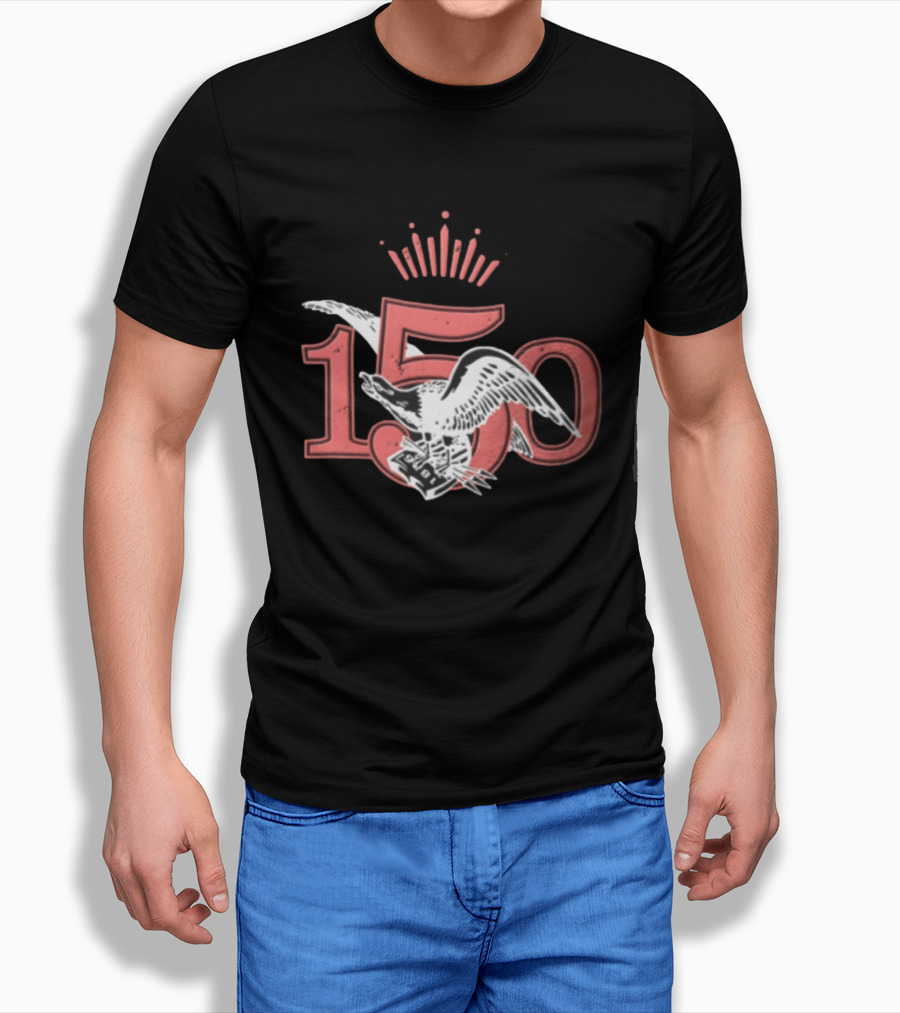 Texas A And M University 150th Anniversary 1876 Eagle Crown T-Shirt