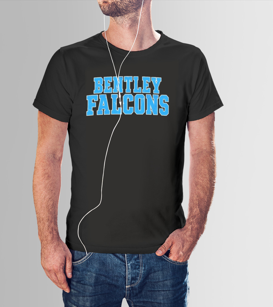 Bentley Falcons Distressed NCAA College Sports T-Shirt