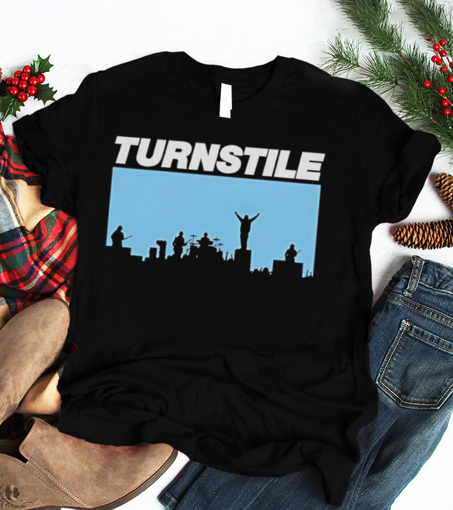 Turnstile Band Skyline Performance Hardcore T-Shirt