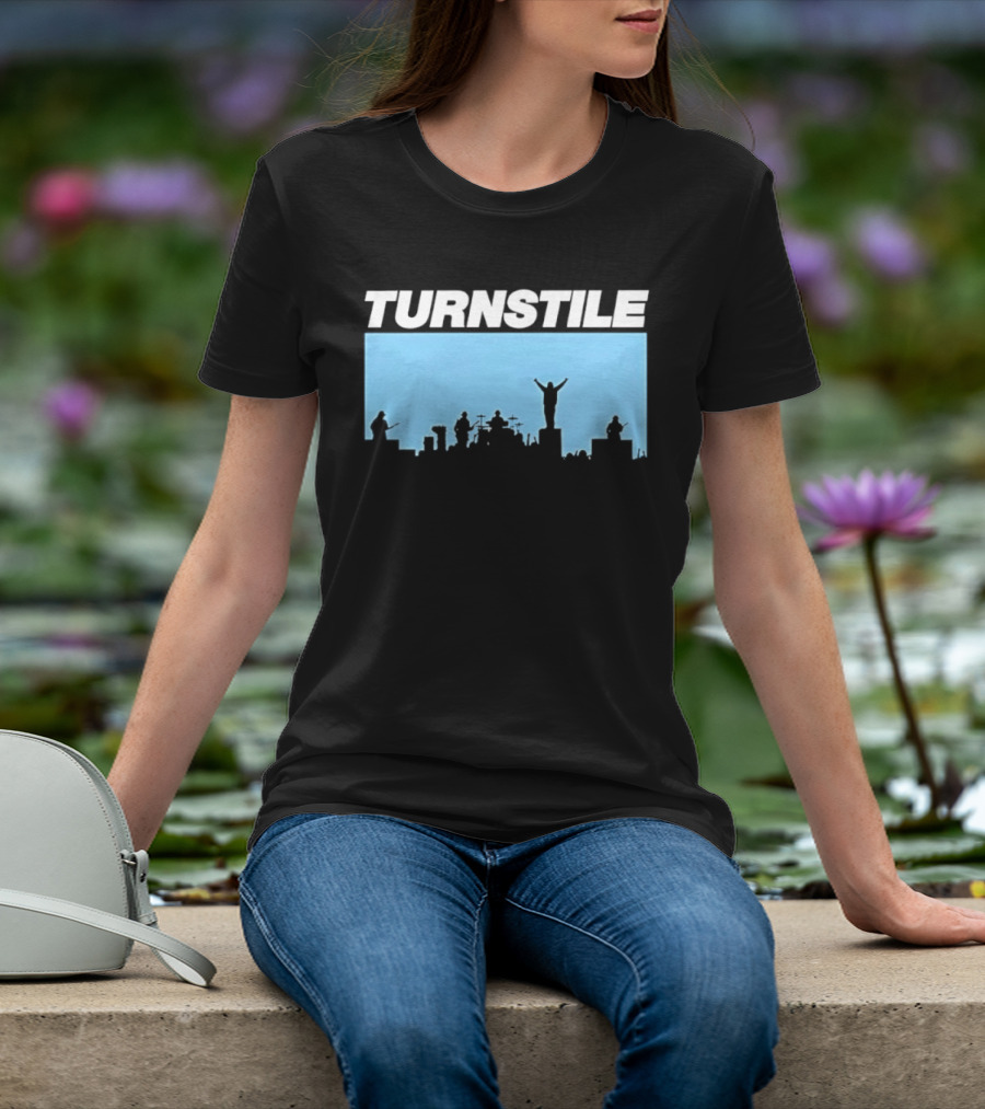 Turnstile Band Skyline Performance Hardcore T-Shirt
