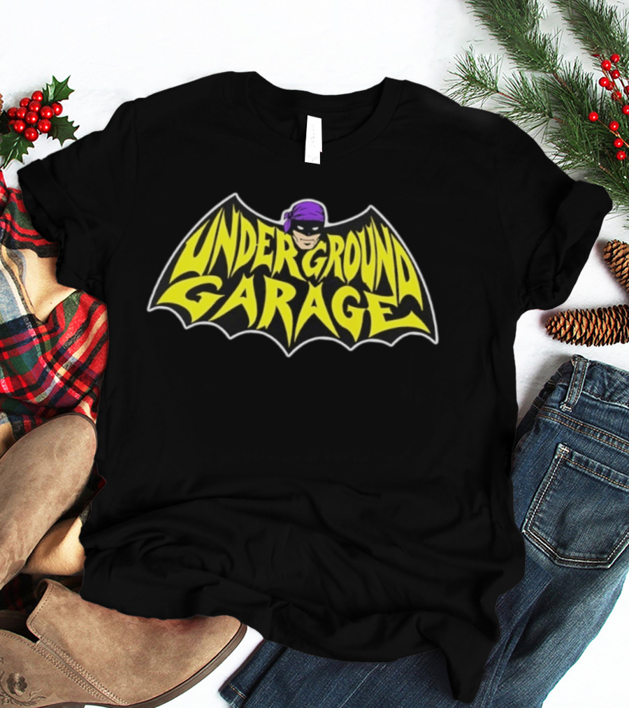 Underground Garage Superhero Bat Comic Masked Hero T-Shirt
