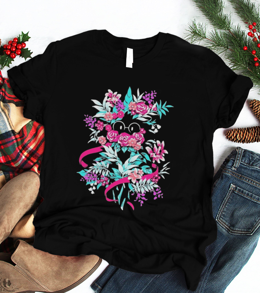 Floral Wizardry Bouquet Glasses Magic Blossoms T-Shirt