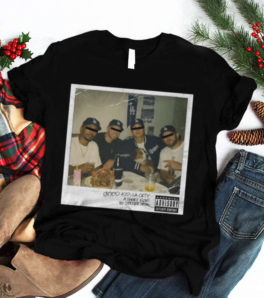 Good Kid La City A Short Film By Dodger Nation La Dodgers Baseball Team T-Shirt