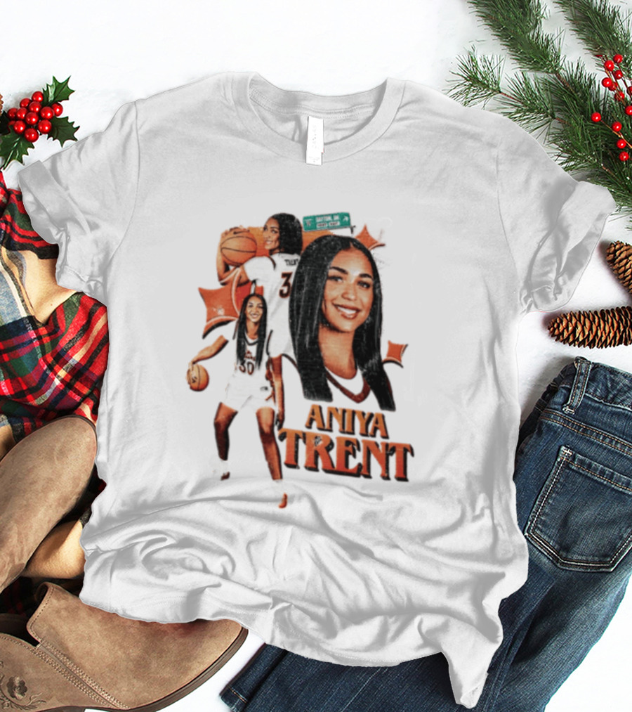 Aniya Trent Dayton Ohio Basketball Player The Burg Sign T-Shirt