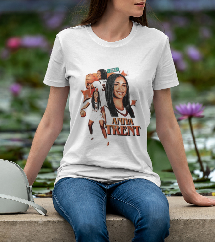 Aniya Trent Dayton Ohio Basketball Player The Burg Sign T-Shirt