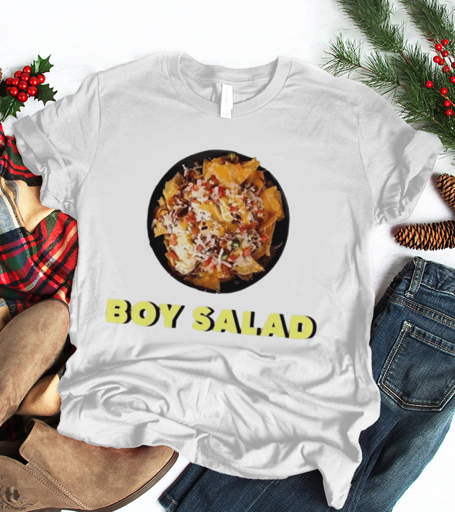 Boy Salad Nachos Snack Meme Food T-Shirt